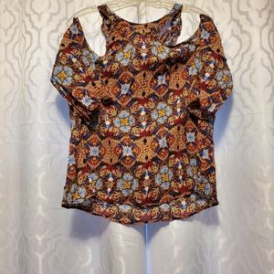 Cold shoulder blouse